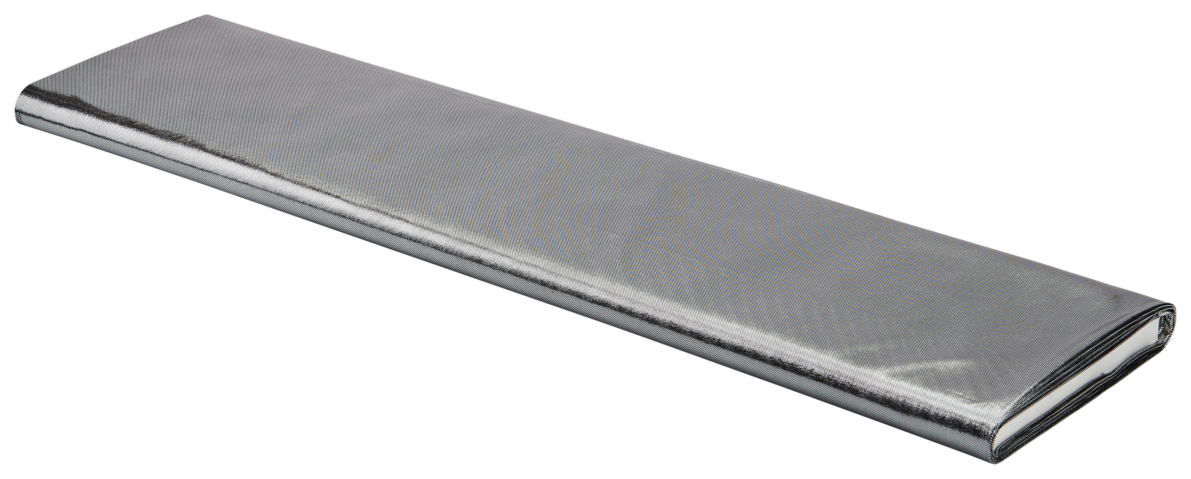 Dekostoff Lamee silber B: ca. 150 cm Lamee - silber (150,00cm)