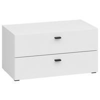 Schubkastenkommode System 64 weiß matt B/H/T: ca. 64x32x35 cm System 64 - weiß (64,00/32,00/35,00cm)