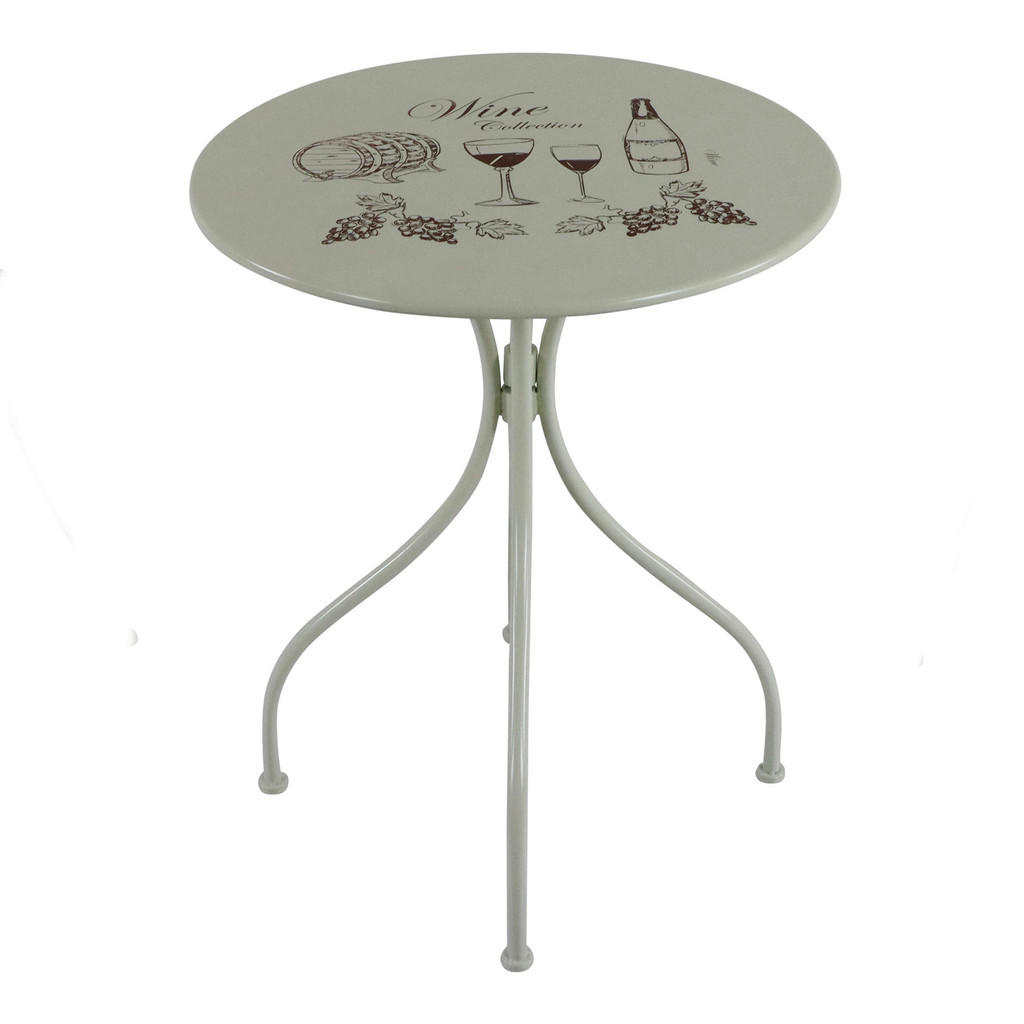 Thumbnail - AXI Outdoor Living Bistroset Maxime rot Metall B/H/L: ca. 60x92x60 cm