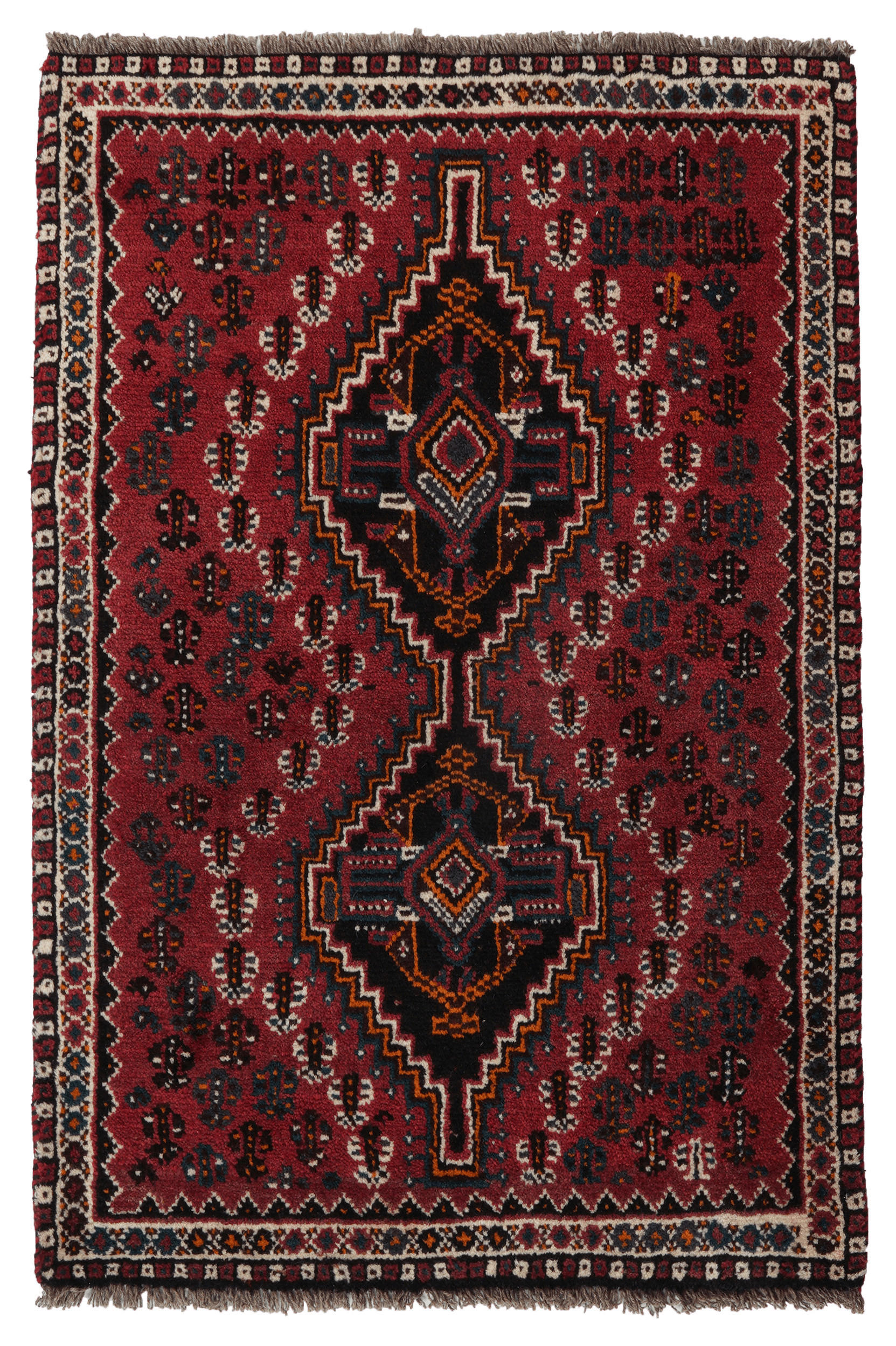 PersaTepp Teppich Shiraz rot B/L: ca. 84x127 cm Shiraz - rot (84,00/127,00cm) - PersaTepp