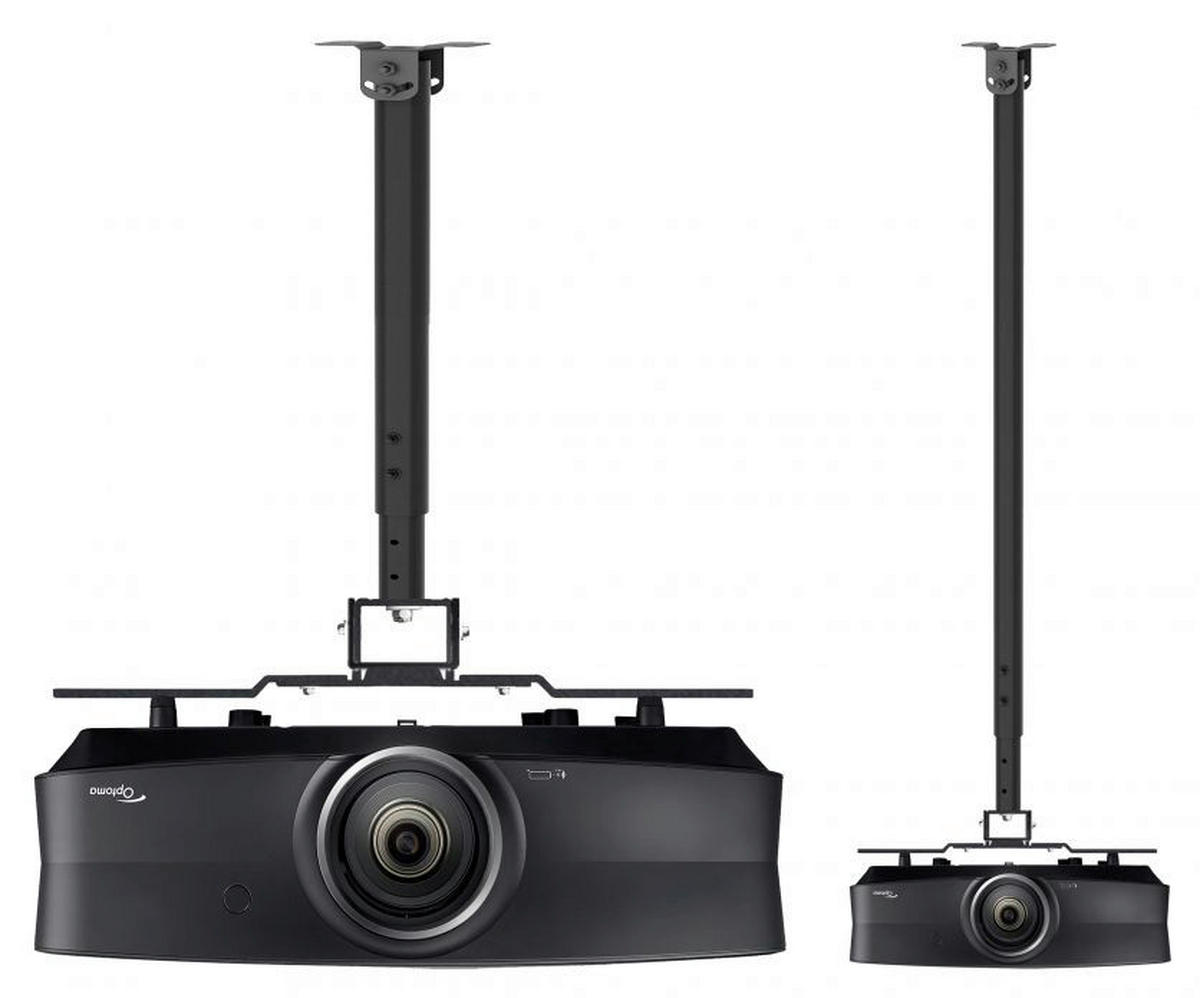 VCM Deckenhalterung schwarz Deckenhalterung B-PDH - schwarz (22,00/24,00cm) - VCM