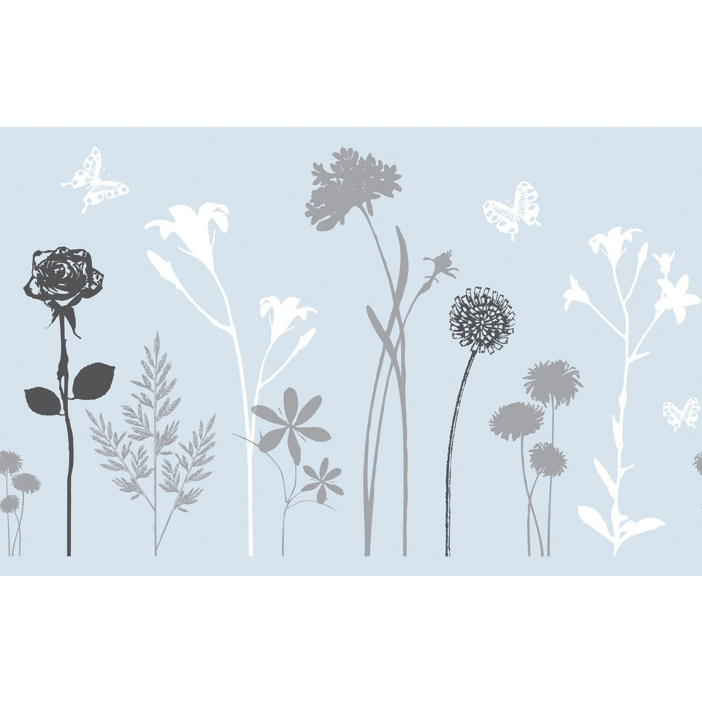 Thumbnail - d-c-fix Fensterfolie Blumen transparent B/L: ca. 45x150 cm