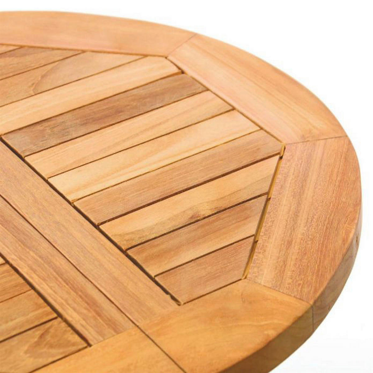 VCM Beistelltisch braun Teakholz B/H/T: ca. 40x51x7 cm Beistelltisch - braun (40,00/51,00/7,00cm) - VCM