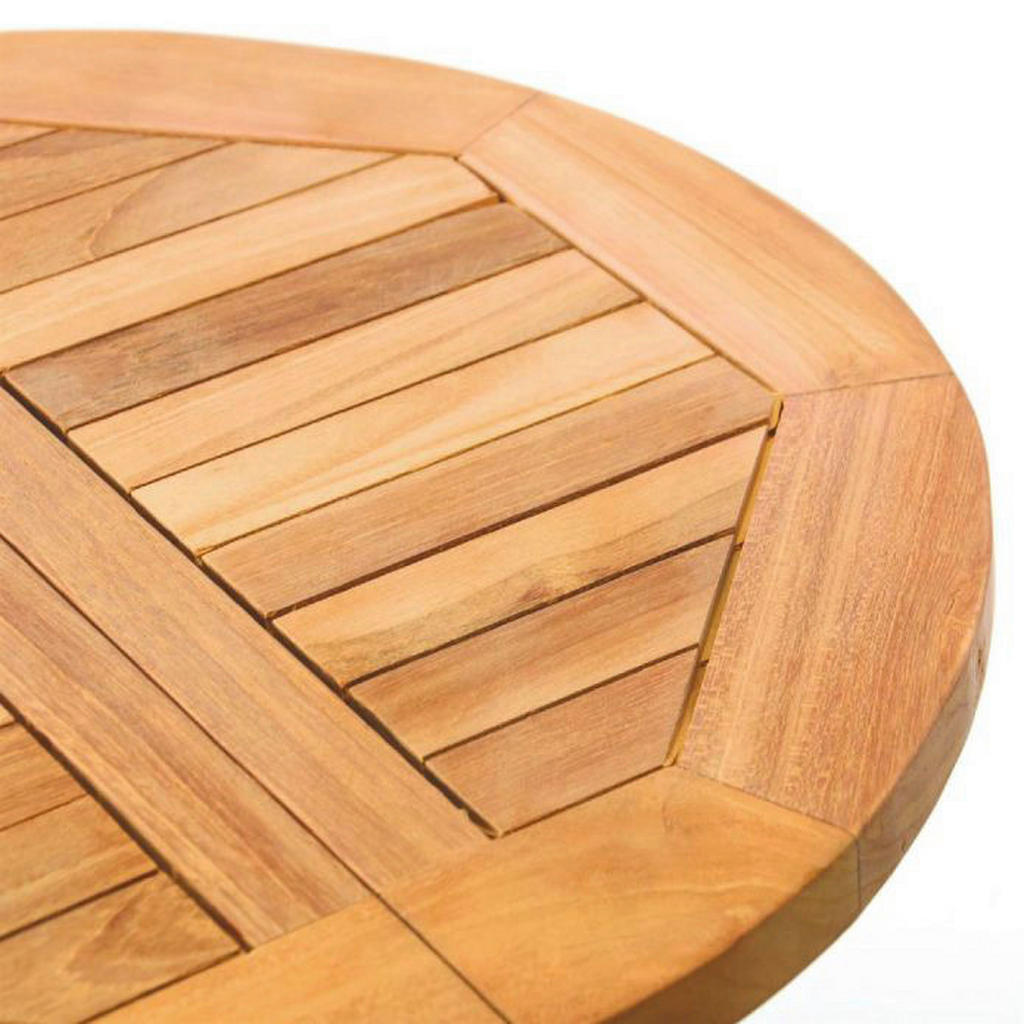 Thumbnail - VCM Beistelltisch braun Teakholz B/H/T: ca. 40x51x7 cm