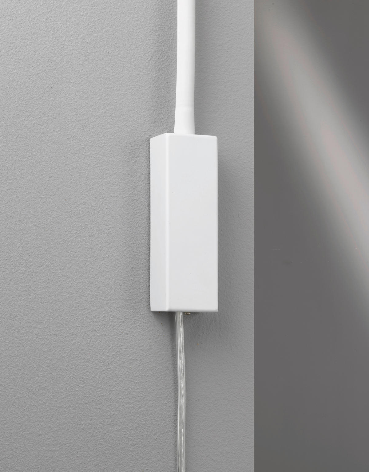 Fischer & Honsel LED-Wandspot 30169 weiß Metall B/H/T: ca. 4x61x4 cm 1 Brennstellen Sten - weiß (4,00/61,00/4,00cm) - Fischer & Honsel