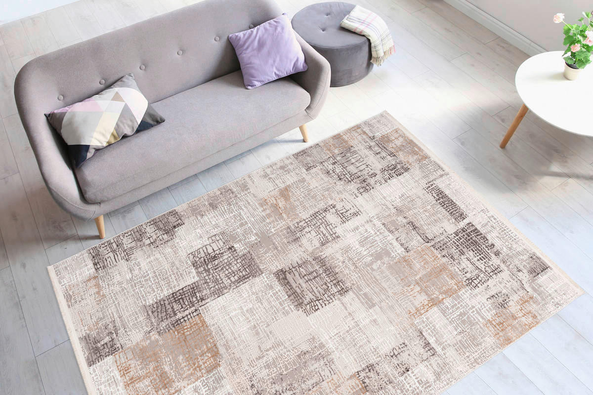 360Living Teppich Akropolis grau B/L: ca. 80x150 cm Akropolis - silber/grau (80,00/150,00cm) - 360Living