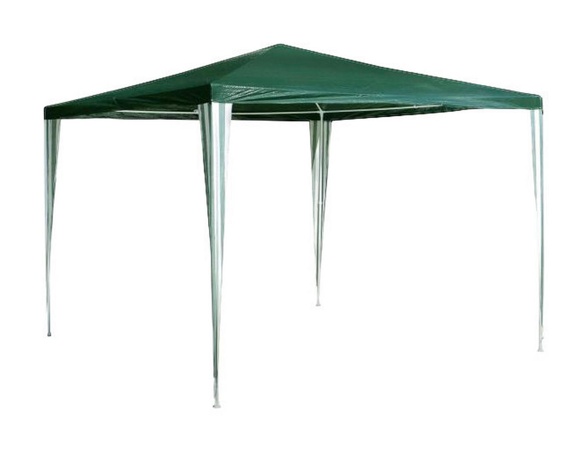 VCM Pavillon grün Stahlrohr B/H/L: ca. 300x197x300 cm Pavillon_3x3m grün - grün (300,00/300,00/197,00cm) - VCM