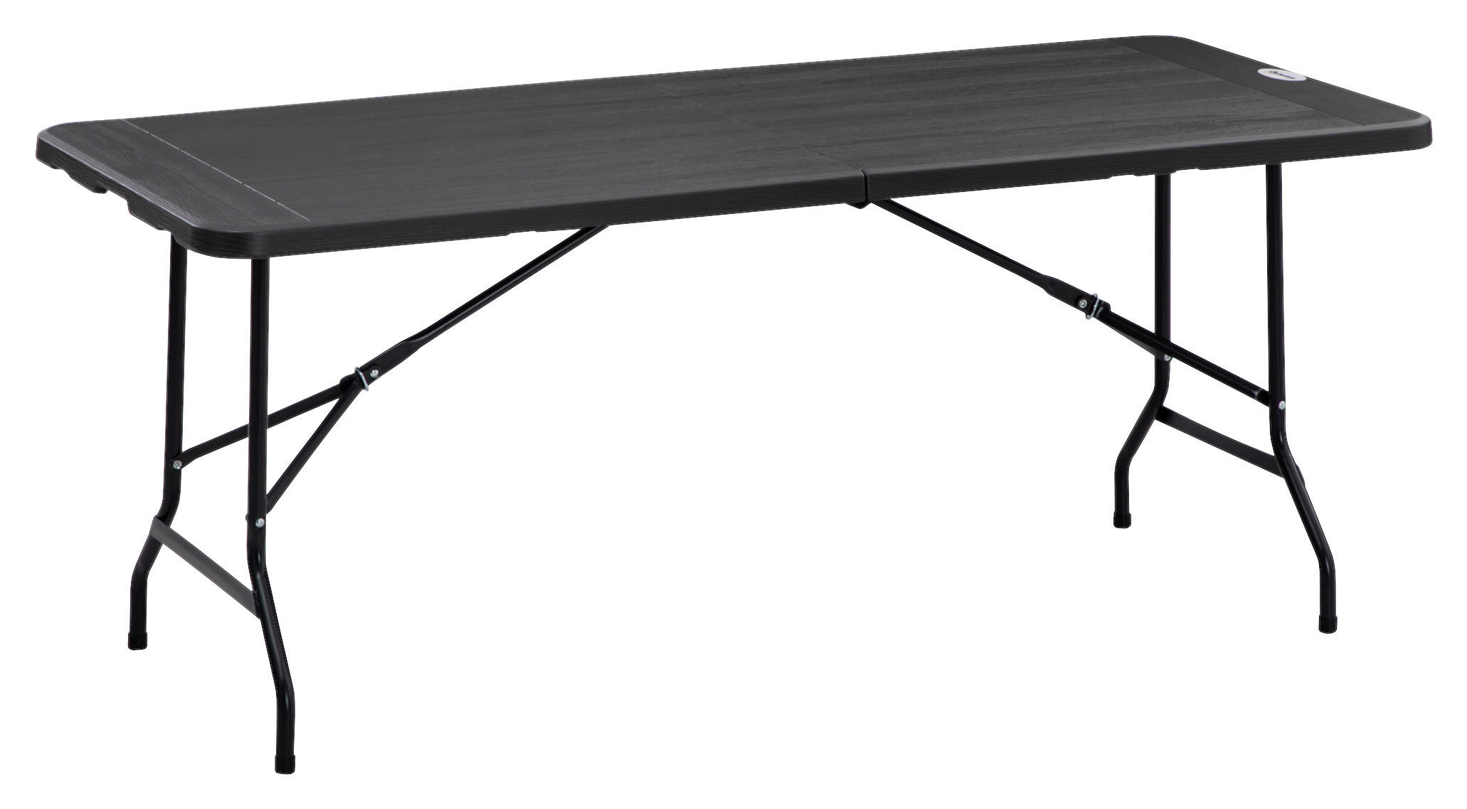 Outsunny Gartentisch dunkelgrau Polyethylen B/H/L: ca. 75,5x73x180 cm Gartentisch - dunkelgrau (180,00/75,50/73,00cm) - Outsunny