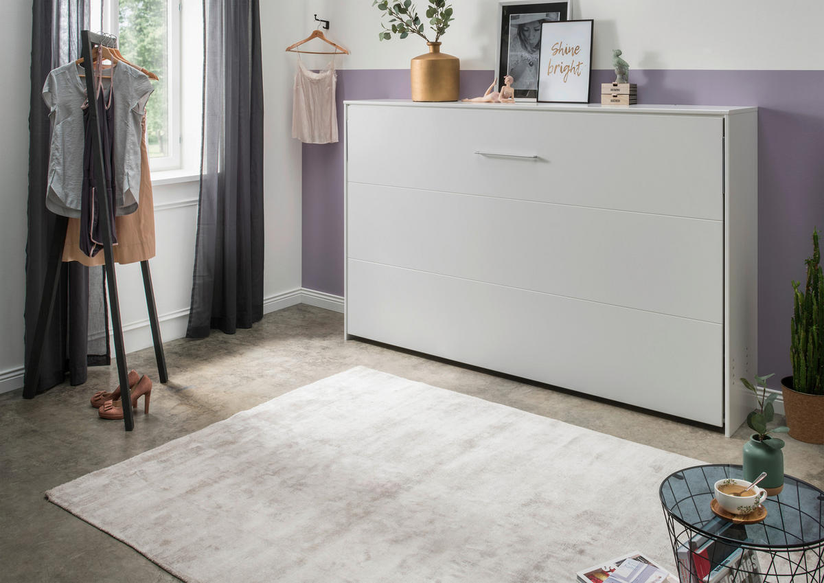 Klappbett Juist weiß Liegefläche B/L: ca. 120x200 cm Juist - weiß (212,00/134,00/43,00cm)