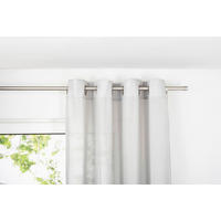 Ösenvorhang BREEZE grau B/L: ca. 135x300 cm BREEZE - grau (135,00/300,00cm)