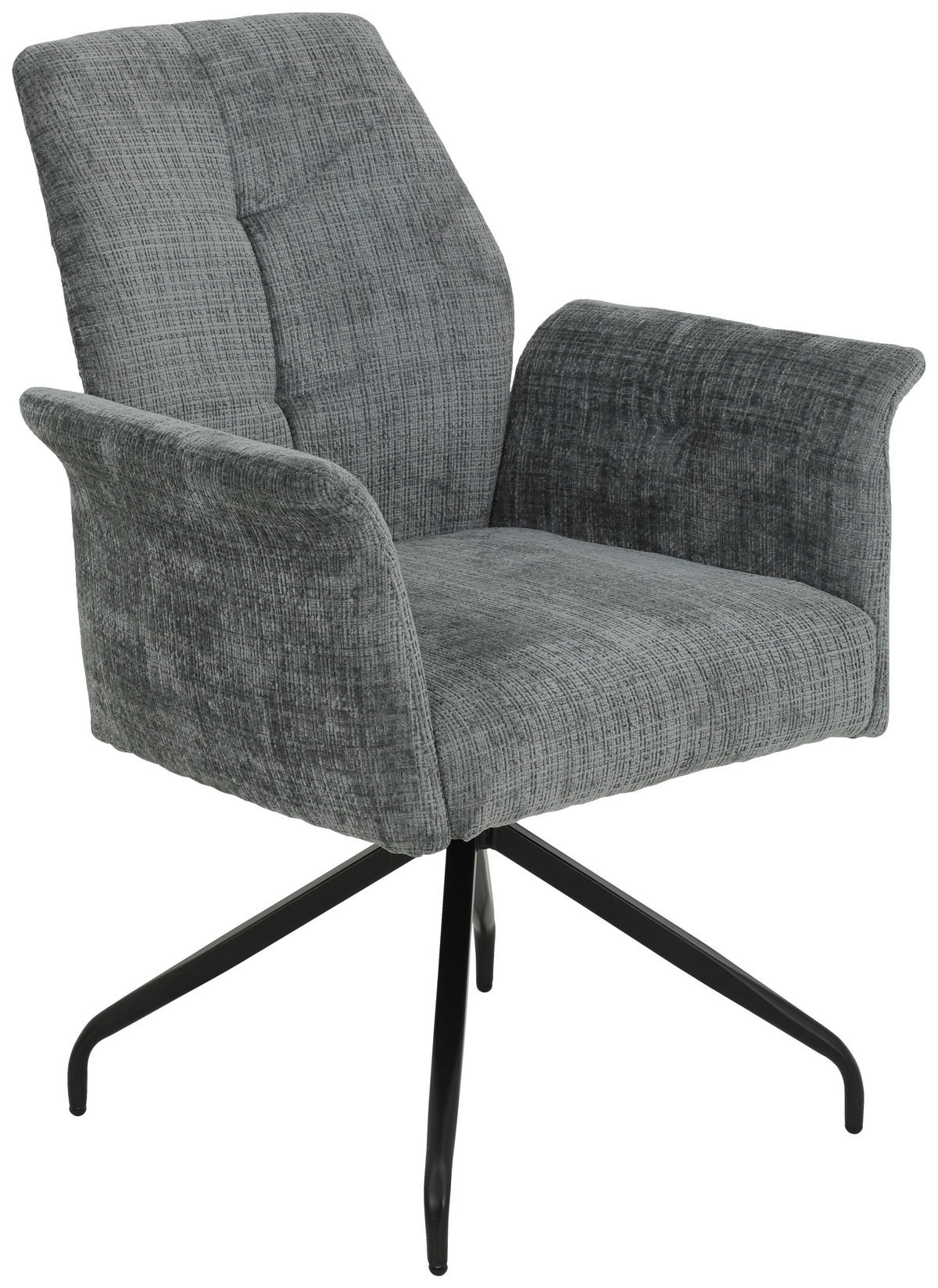 Armlehnstuhl Viktoria hellgrau Microfaser Webstoff B/H/T: ca. 71x93x68 cm Viktoria - hellgrau (71,00/93,00/68,00cm) - Hela
