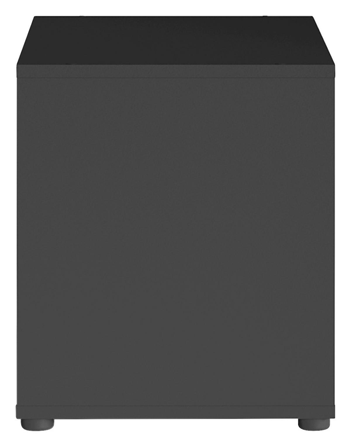 TV-Aufsatz VICTORIA schwarz Holzwerkstoff B/H/T: ca. 60x45x39 cm VICTORIA - schwarz (60,00/45,00/39,00cm) - byLIVING