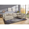 Wohnlandschaft Greige Microfaser B/H/T: ca. 379x86x227 cm Brixen_Wohnlandschaft - Eiche/Greige (379,00/86,00/227,00cm)