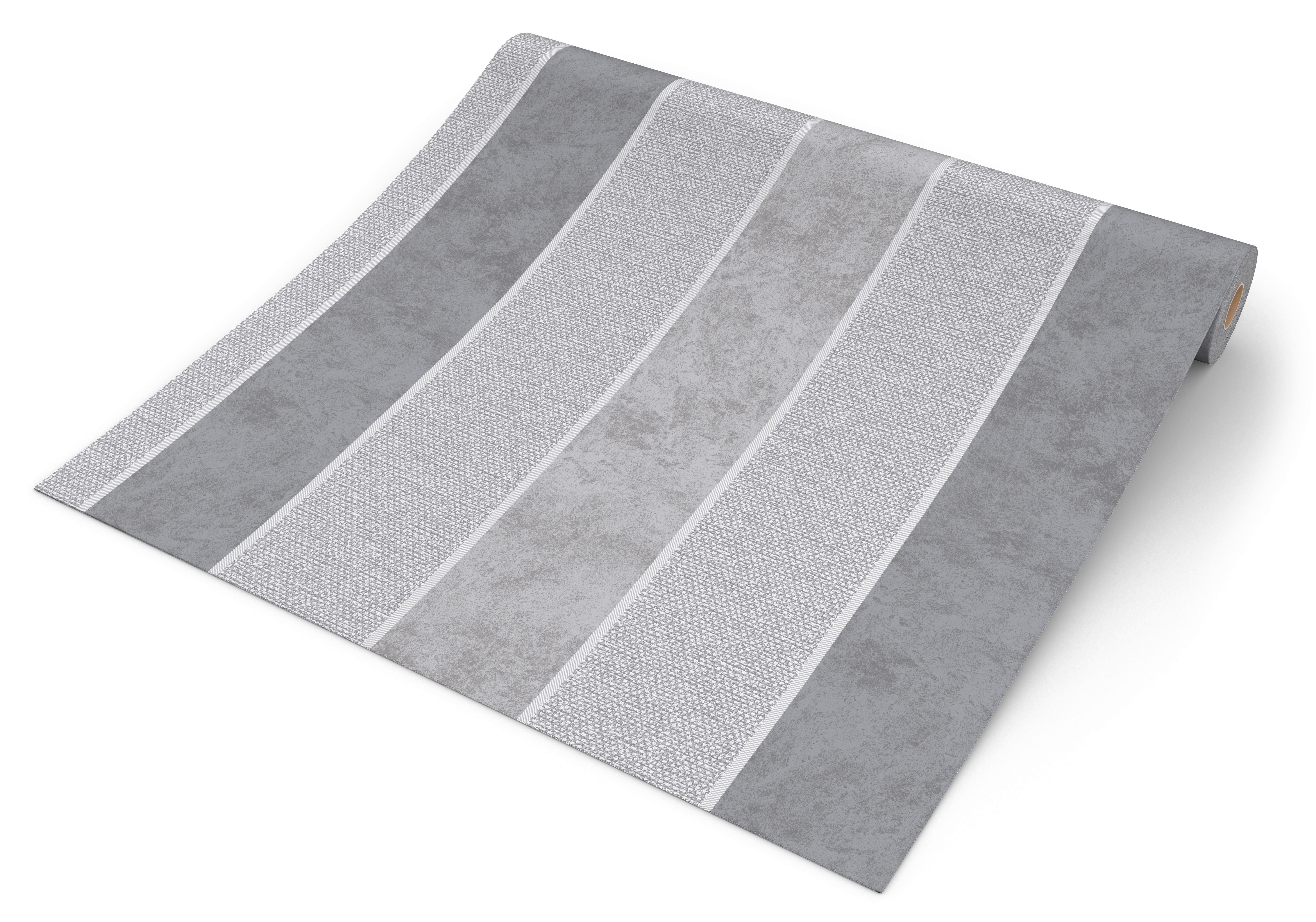 Vinyltapete Streifen grau dunkelgrau B/L: ca. 53x1005 cm Vinyltapete_A74709 - dunkelgrau/grau (53,00/1005,00cm)