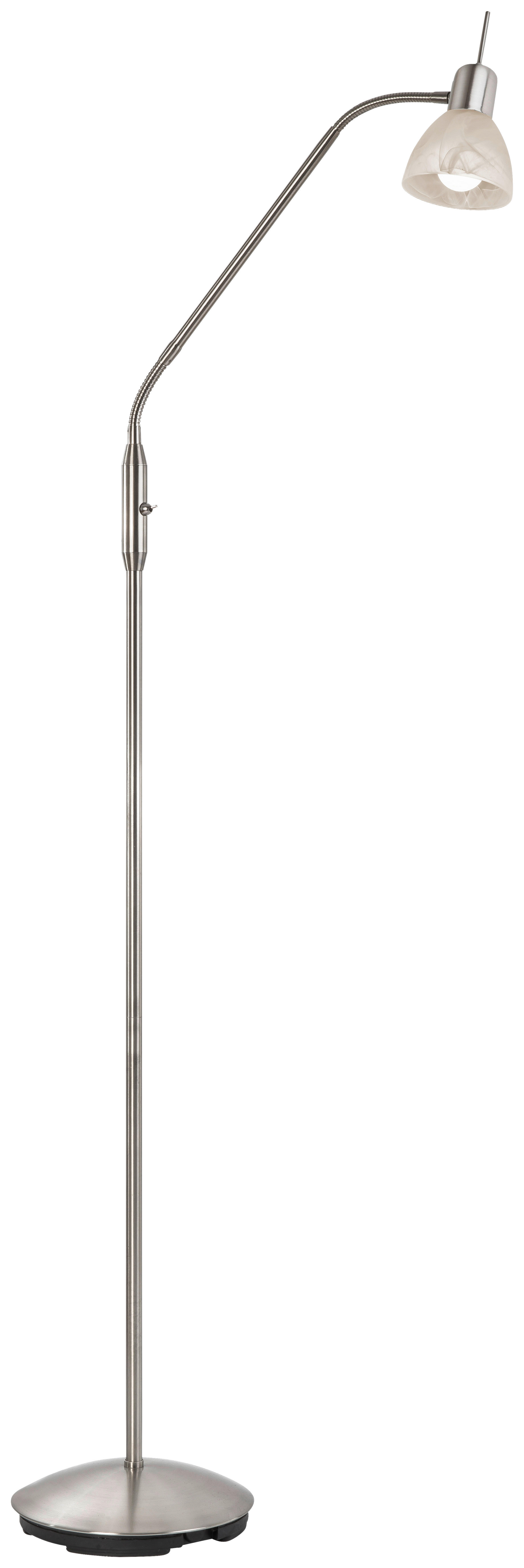 Nowa Stehleuchte 41890101 nickel matt Metall Glas H/D: ca. 150x23 cm E14 1 Brennstellen DAYTONA - nickel matt (23,00/150,00cm) - Nowa