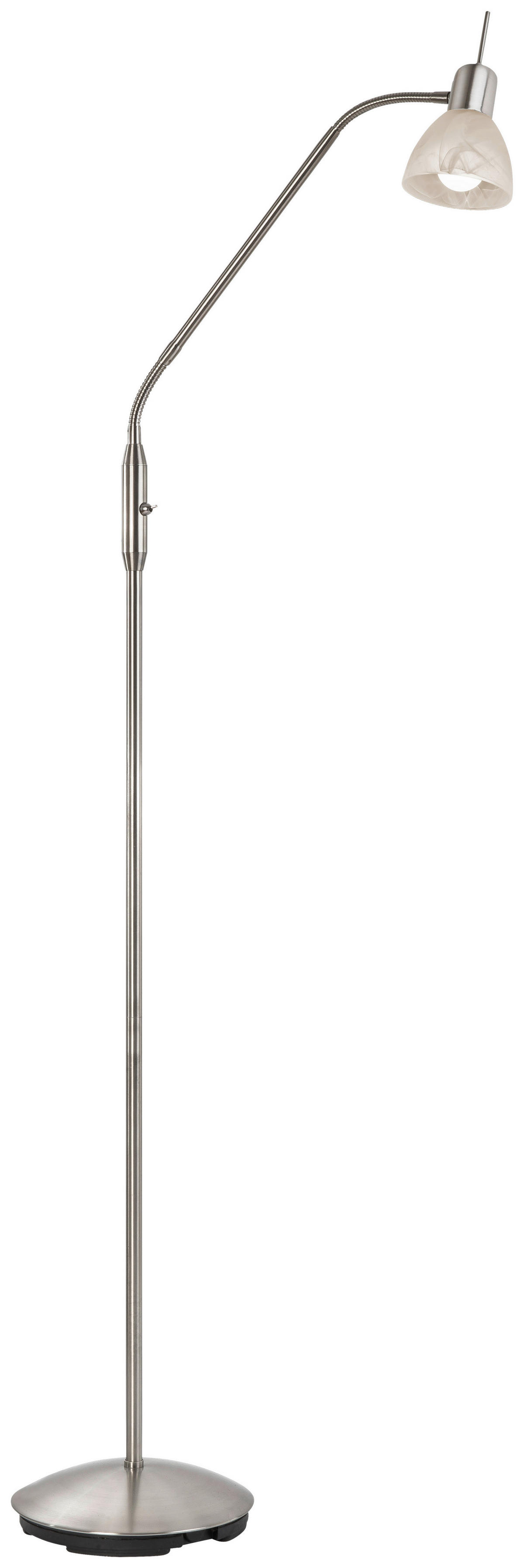 Nowa Stehleuchte 41890101 nickel matt Metall Glas H/D: ca. 150x23 cm E14 1 Brennstellen DAYTONA - nickel matt (23,00/150,00cm) - Nowa