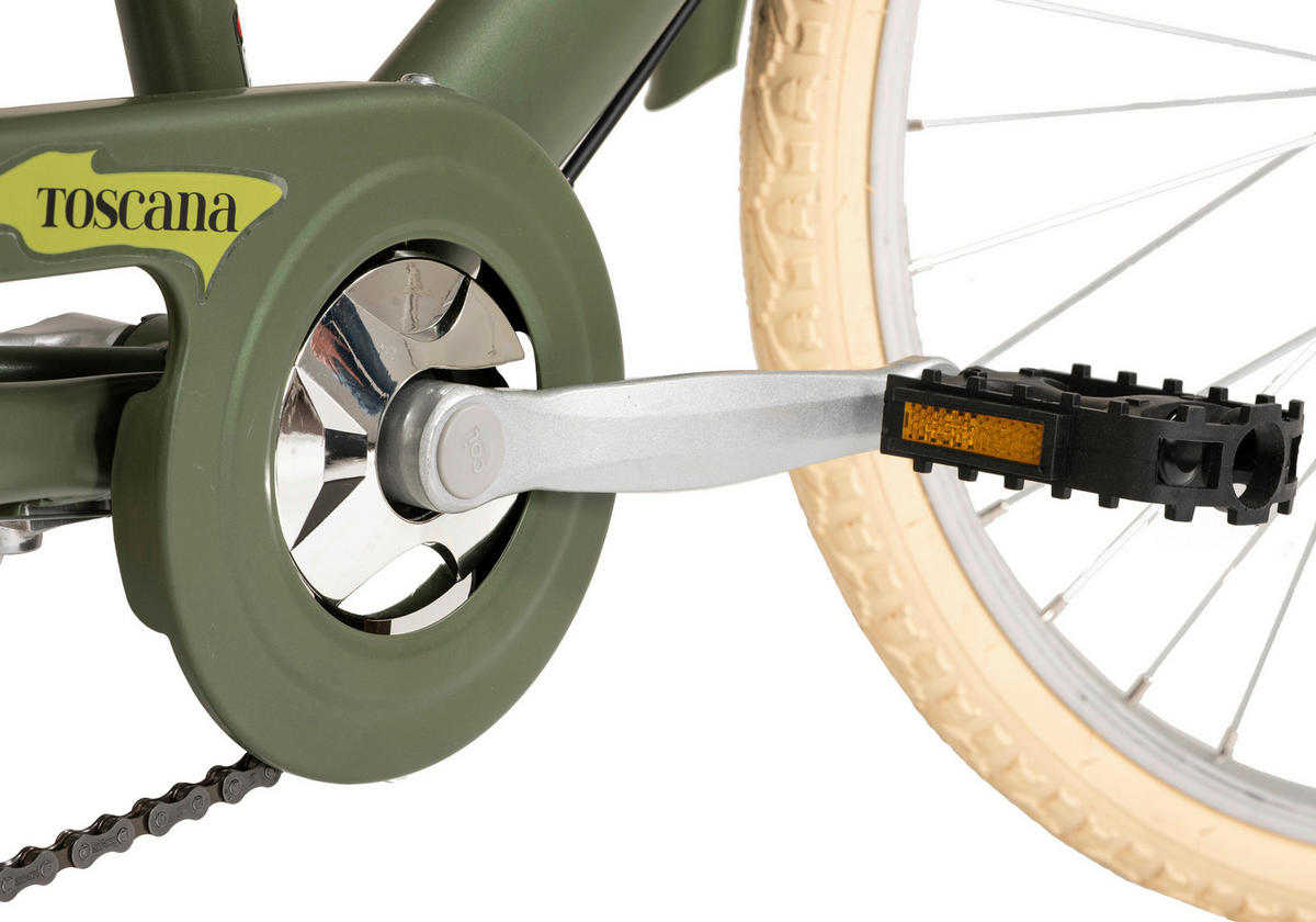 DaCapo City-Bike Toscana TOSCANA 26 Zoll Rahmenhöhe 41 cm 6 Gänge grün grün ca. 26 Zoll Toscana - grün - DaCapo