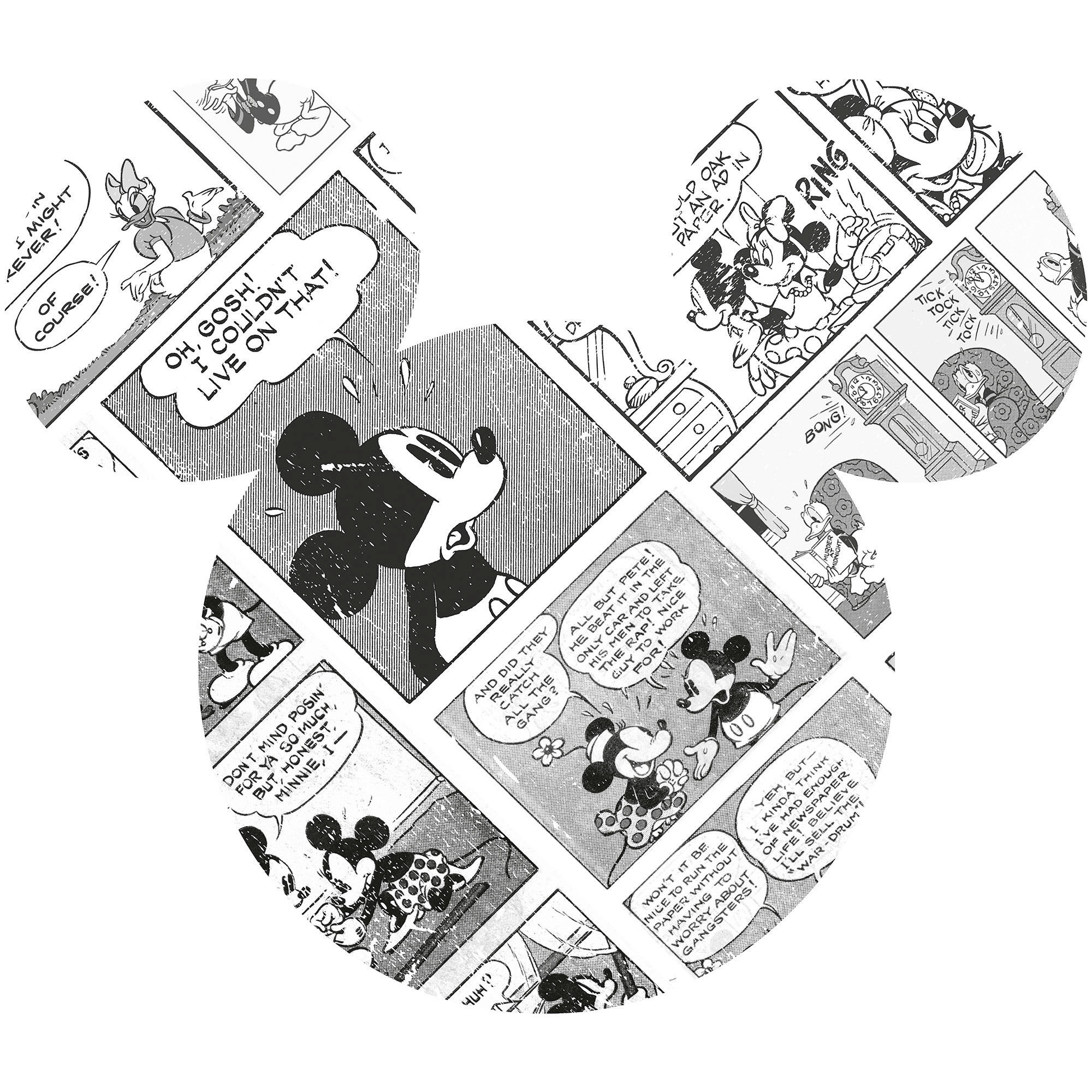 Komar Wandtattoo Mickey Head Comic Cartoon  Mickey Head Comic Cartoon B/L: ca. 125x125 cm