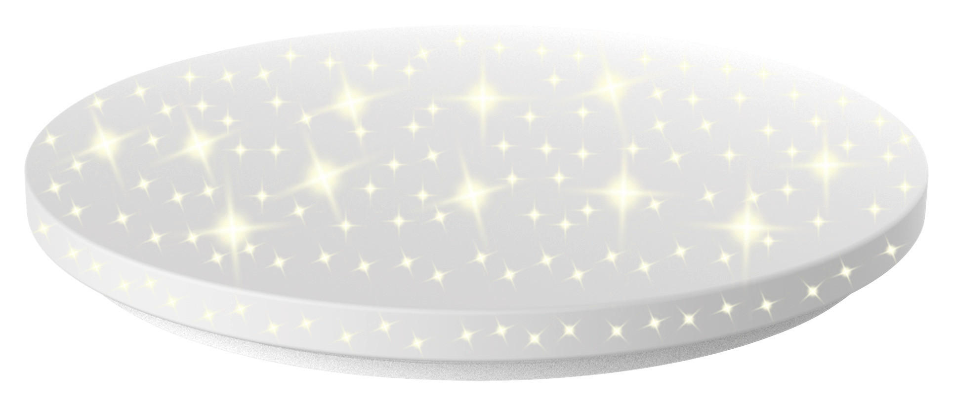 Blulaxa LED-Deckenleuchte weiß Metall Kunststoff H/D: ca. 5,5x28 cm 1 Brennstellen LED-Deckenleuchte_Promina-S - weiß (28,00/5,50cm) - Blulaxa