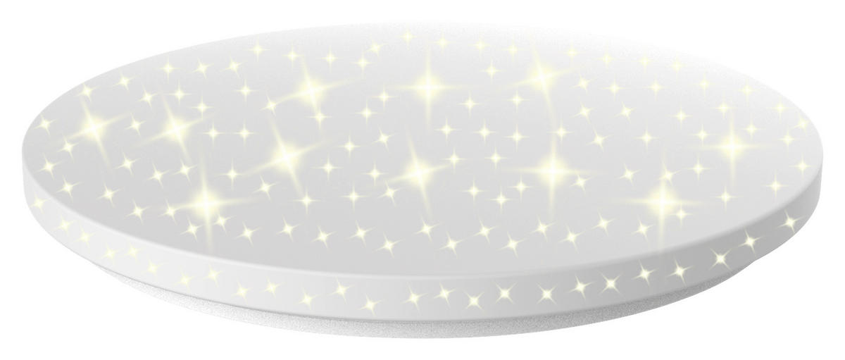 Blulaxa LED-Deckenleuchte weiß Metall Kunststoff H/D: ca. 5,5x28 cm 1 Brennstellen LED-Deckenleuchte_Promina-S - weiß (28,00/5,50cm) - Blulaxa