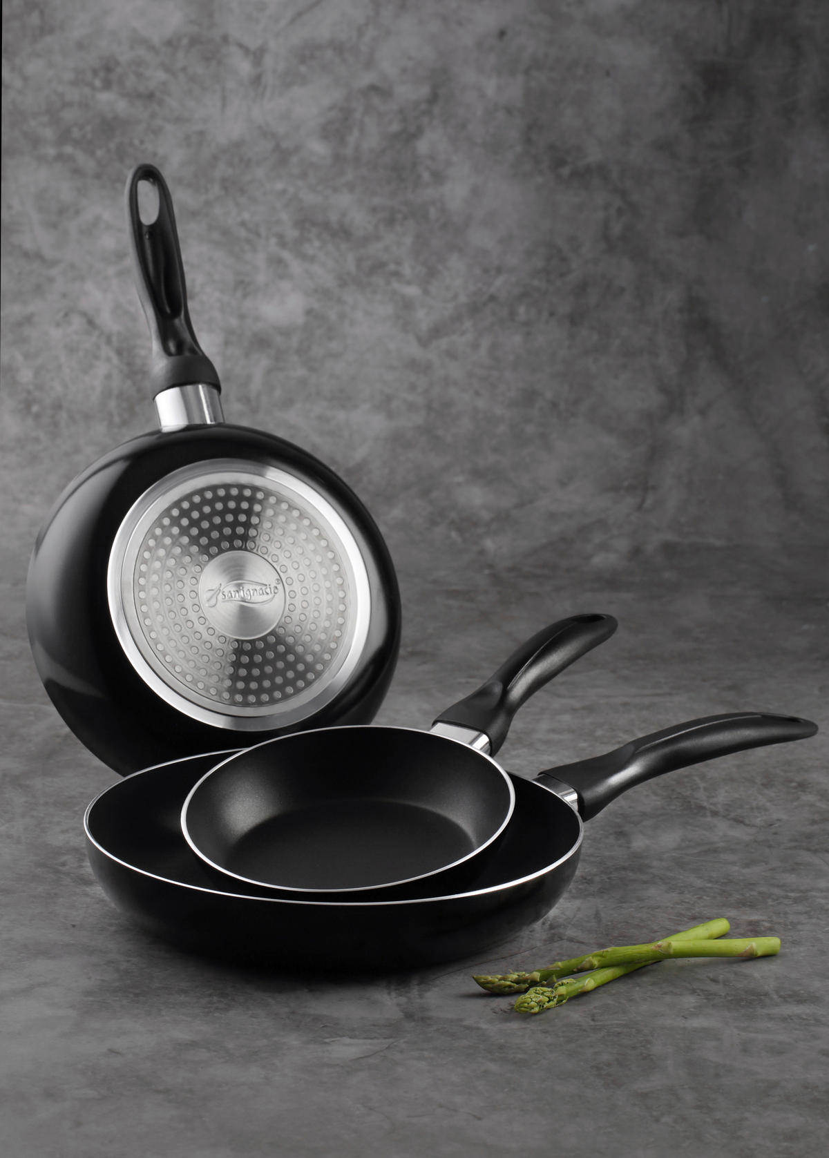 SAN IGNACIO Pfannenset NAVY BLACK schwarz Aluminium NAVY BLACK - schwarz - SAN IGNACIO