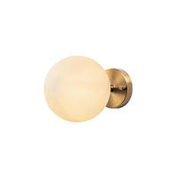 Opviq Wandleuchte Atmaca bronze Glas Metall B/H/T/L/D: ca. 15x24x15x15x15 cm E14 1 Brennstellen Atmaca - bronze (15,00/15,00/24,00cm) - Opviq
