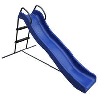 AXI Rutsche blau B/H/T: ca. 95x110x185 cm Rutsche 180cm Blau/Anthrazit - blau/schwarz (95,00/110,00/185,00cm) - AXI