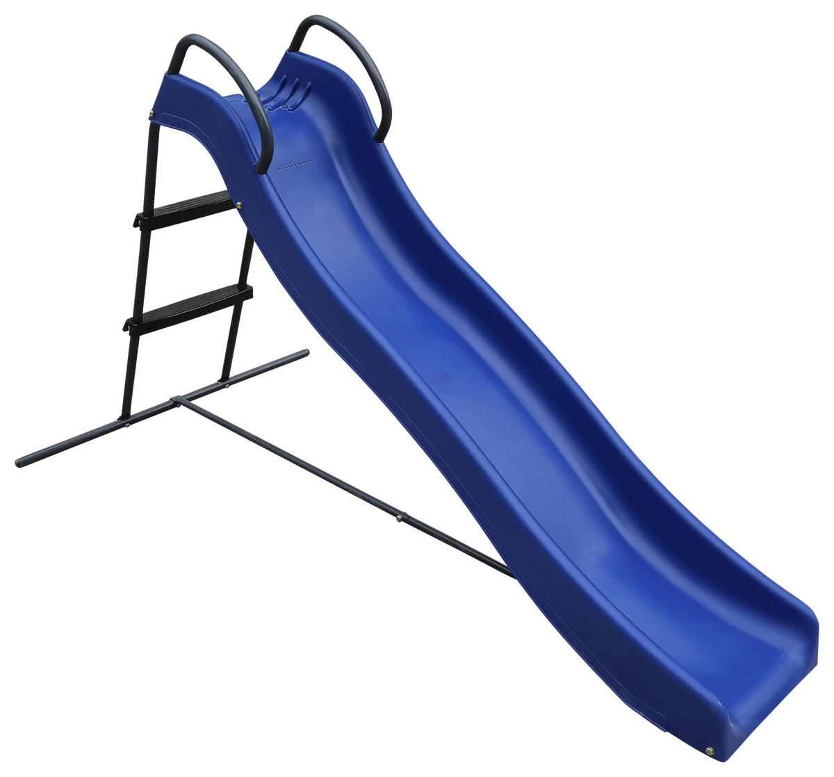 AXI Rutsche blau B/H/T: ca. 95x110x185 cm Rutsche 180cm Blau/Anthrazit - blau/schwarz (95,00/110,00/185,00cm) - AXI