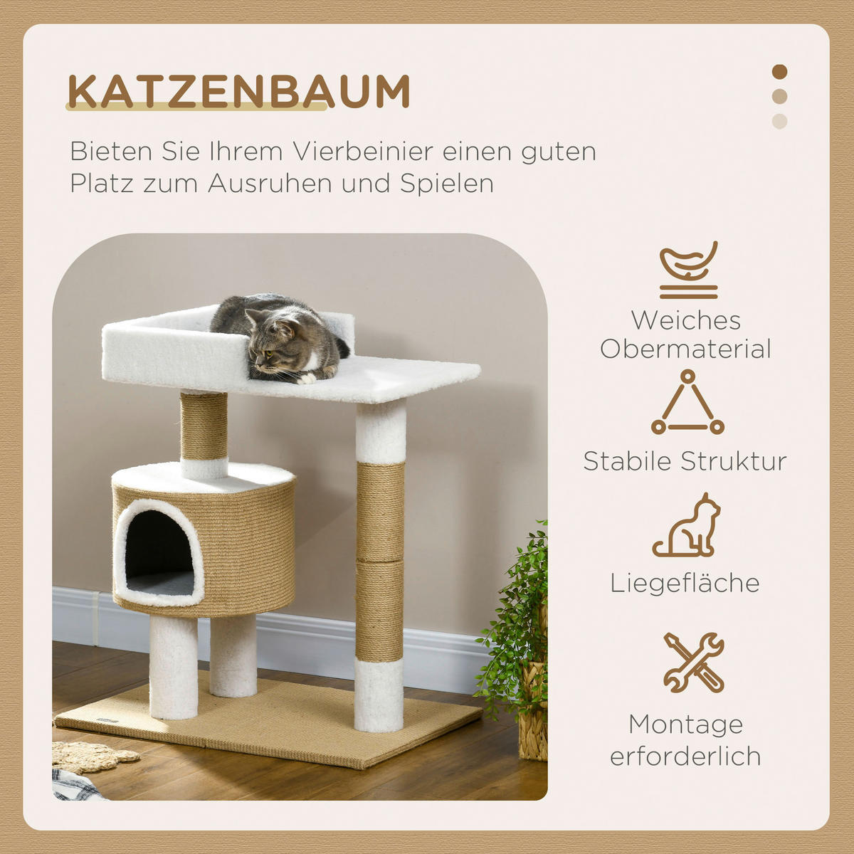 PawHut Kratzbaum Kratzbaum - PawHut