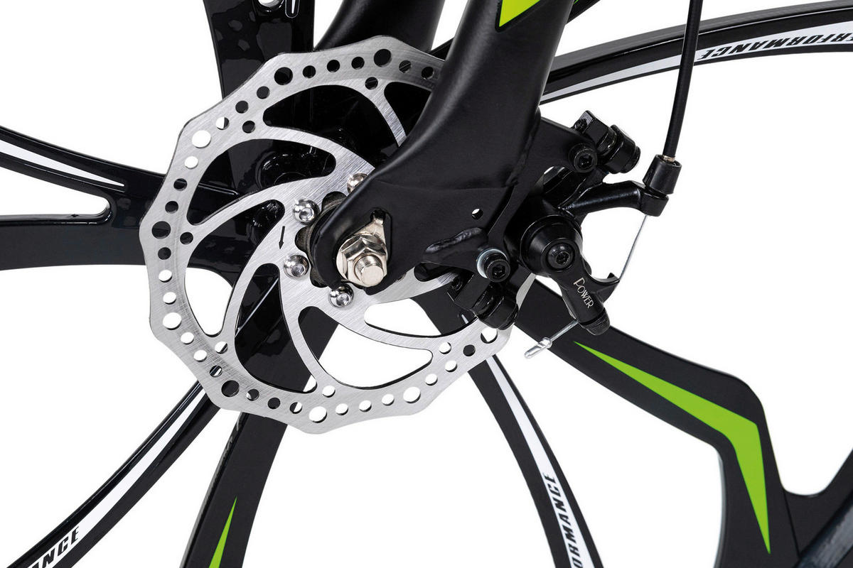 KS-Cycling Mountain-Bike Scrawler KS600M 27,5 Zoll Rahmenhöhe 51 cm 21 Gänge schwarz schwarz ca. 27,5 Zoll Scrawler - schwarz/grün - KS-Cycling