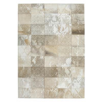 Kayoom Kurzflorteppich Cobra 343 beige B/L: ca. 75x140 cm Cobra 343 - beige (75,00/140,00cm) - Kayoom