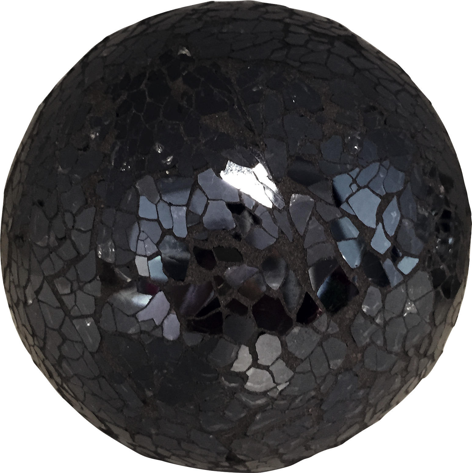 POCOline Deko-Ball Ball_Mosaik - schwarz (10,50/10,50/10,50cm)