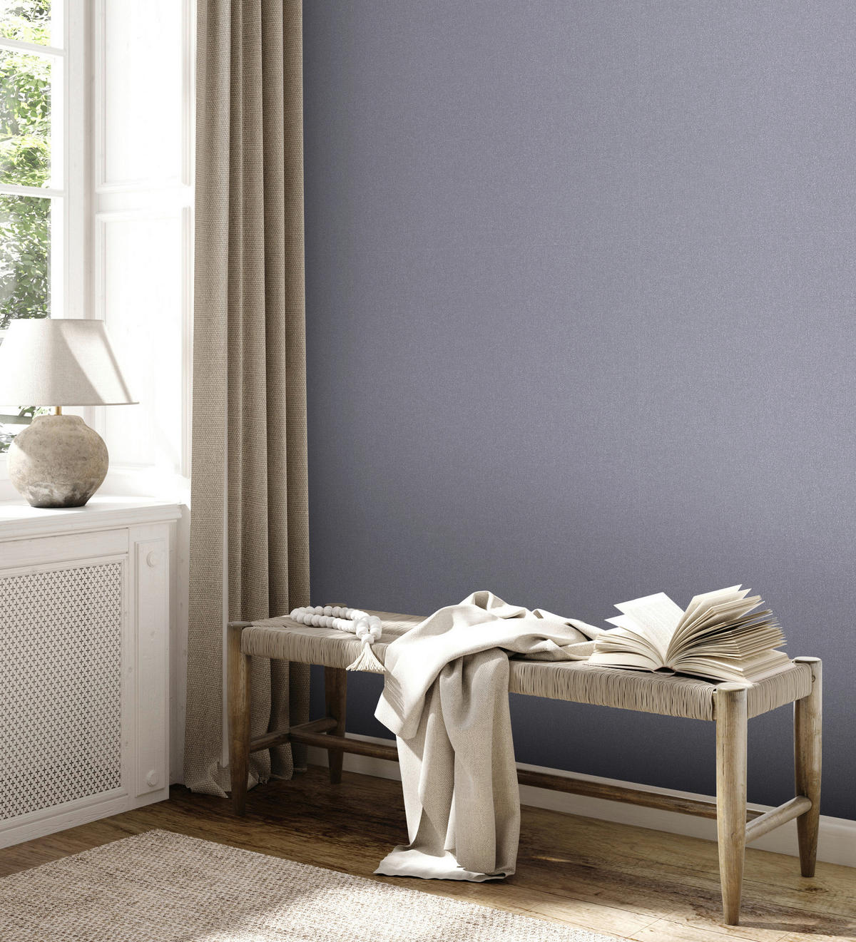 A.S.Creation Vliestapete Terra Uni grau B/L: ca. 53x1005 cm Terra - grau (53,00/1005,00cm) - A.S.Creation