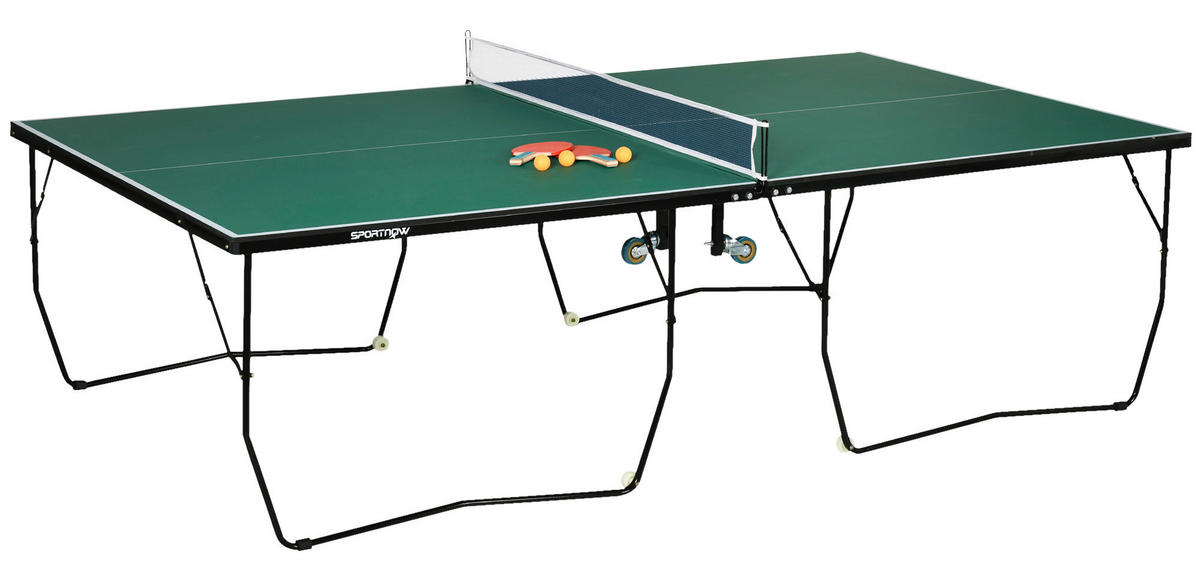 SPORTNOW Tischtennisplatte grün B/H/L: ca. 152,5x76x274 cm Tischtennisplatte - grün (274,00/152,50/76,00cm) - SPORTNOW