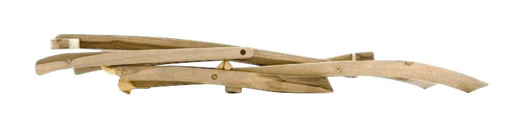 VCM Gartenliege braun Teakholz B/H/T: ca. 60x90x160 cm Gartenliege - braun (60,00/90,00/160,00cm) - VCM