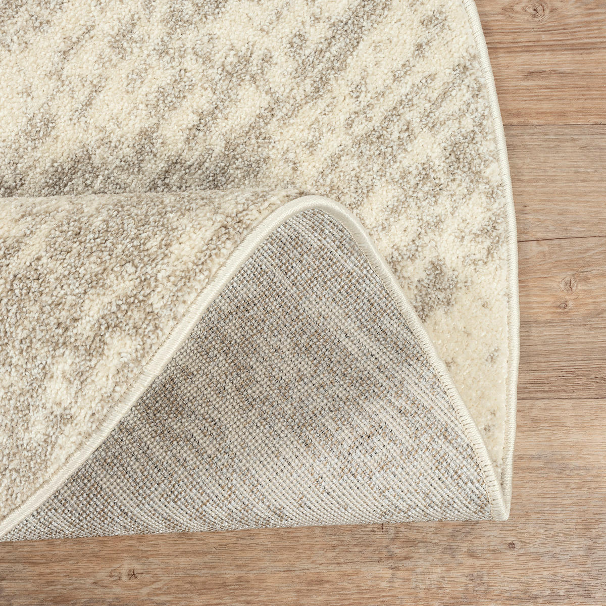 Sanat Kurzflorteppich OSLO creme D: ca. 80 cm OSLO - creme (80,00cm) - Sanat