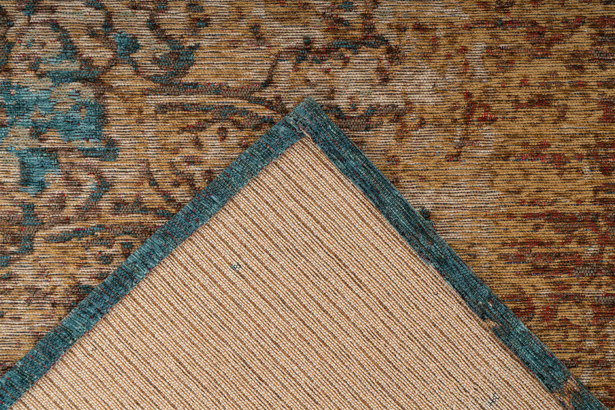 Padiro Kurzflorteppich Primavera 725 sand B/L: ca. 80x150 cm Primavera 725 - blau/sand (80,00/150,00cm) - Padiro