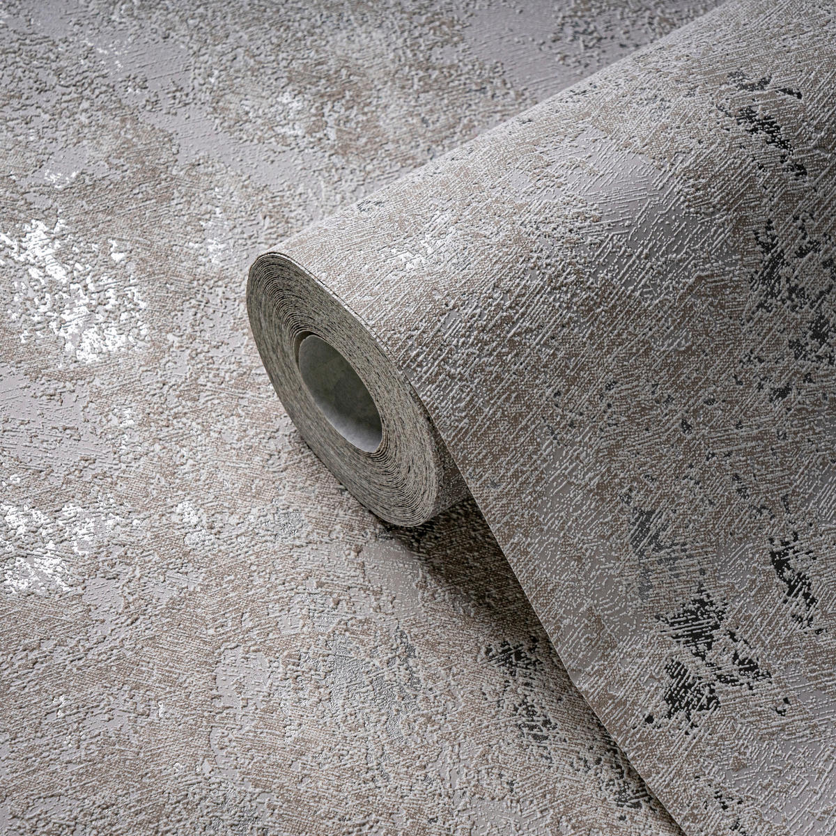 A.S.Creation Vliestapete silber beige B/H/D: ca. 53x1005x9 cm Vliestapete - beige/silber (9,00/1005,00cm) - A.S.Creation