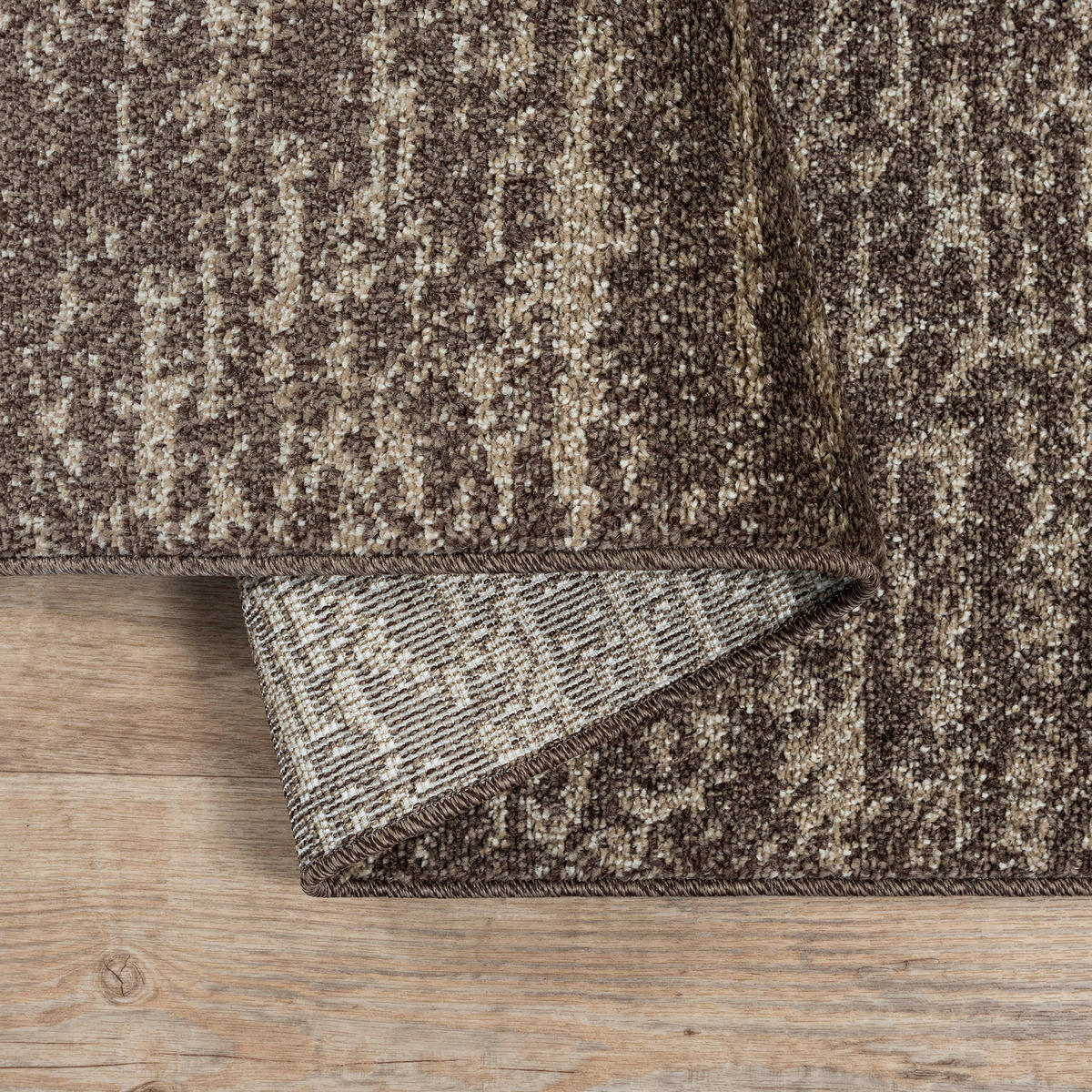 Sanat Kurzflorteppich OSLO braun B/L: ca. 80x150 cm OSLO - braun (80,00/150,00cm) - Sanat