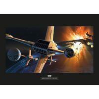 Komar Poster Star Wars Classic RMQ Endor Orbit W Star Wars - Balance B/L: ca. 70x50 cm Star Wars Classic RMQ Endor Orbit W - (70,00/50,00cm) - Komar