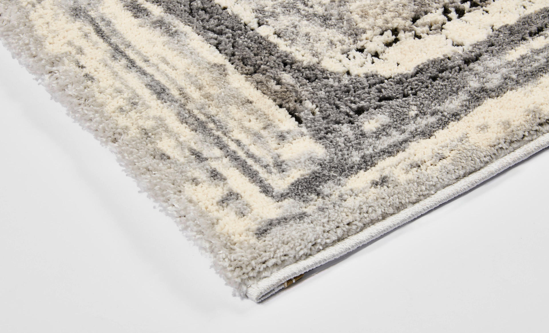 Thumbnail - Webteppich Luciano grau B/L: ca. 120x170 cm