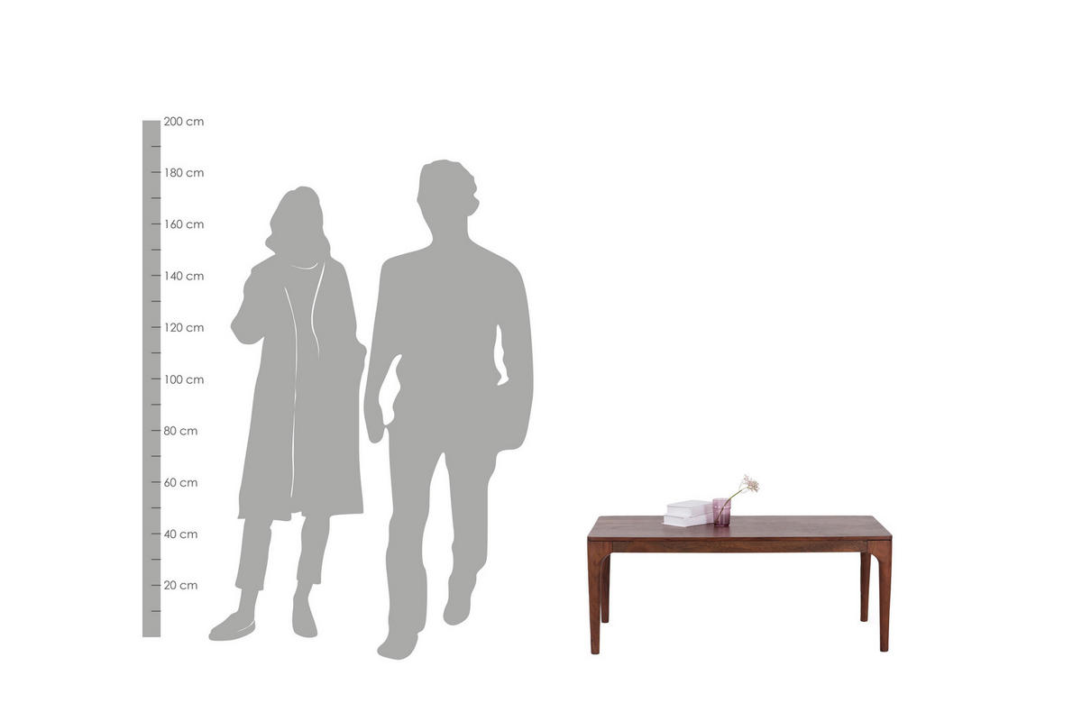 Couchtisch BOSSE natur B/H/T: ca. 115x45x60 cm BOSSE - natur (115,00/45,00/60,00cm) - byLIVING