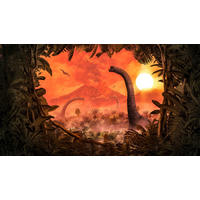 Komar Fototapete Brachiosaurus Panorama B/L: ca. 500x280 cm Brachiosaurus Panorama - (500,00/280,00cm) - Komar