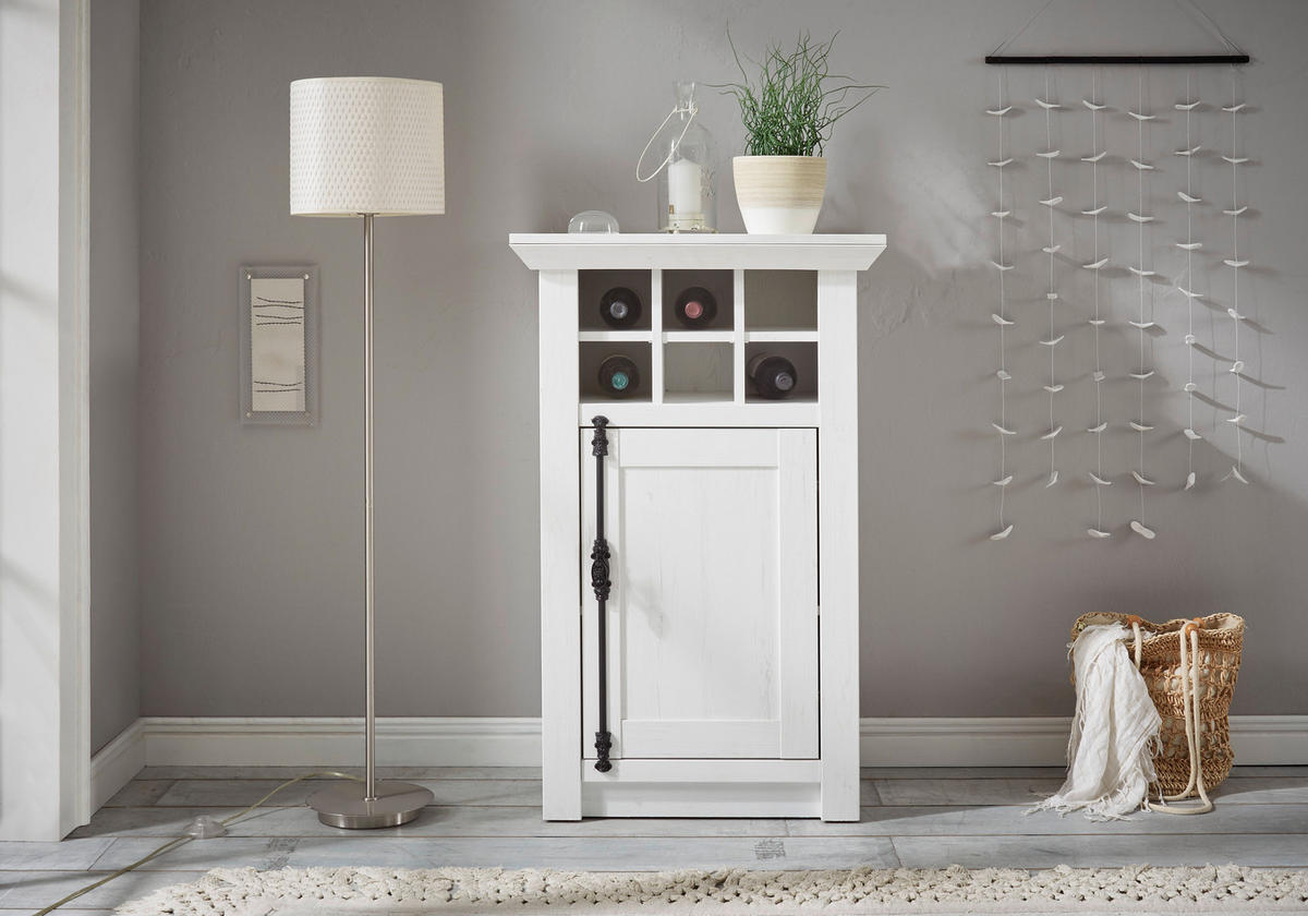 Kommode Westerland weiß B/H/T: ca. 63x100x45 cm Westerland - weiß (63,00/100,00/45,00cm)