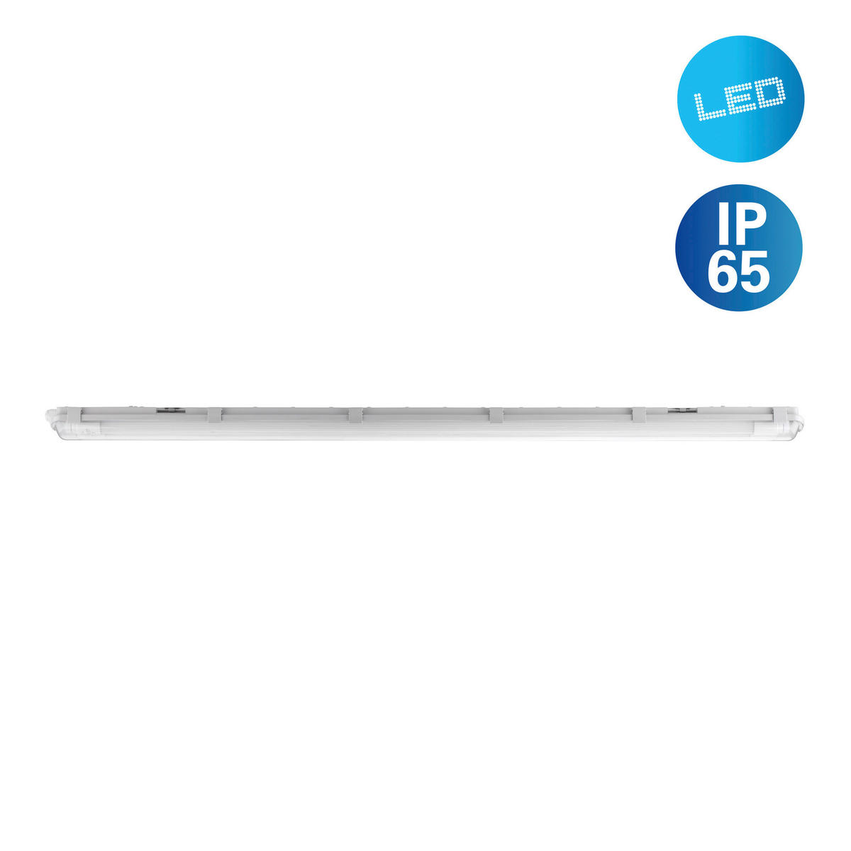 Näve Leuchten LED-Feuchtraum-Deckenleuchte weiß B/H/T: ca. 127x6x7,5 cm LED-Feuchtraum-Deckenleuchte - weiß (127,00/6,00/7,50cm) - Näve Leuchten