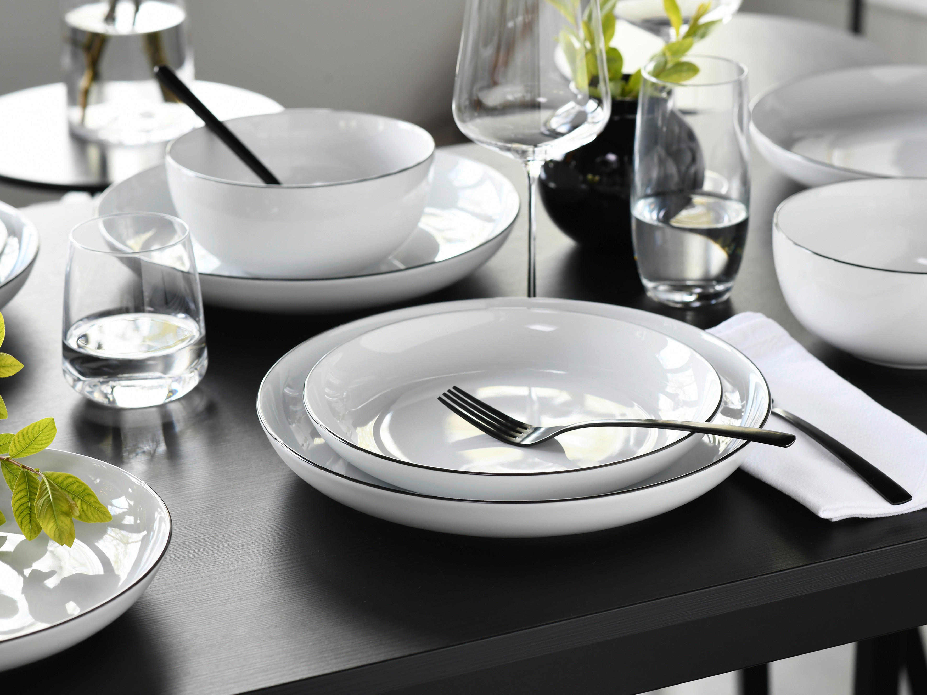 CreaTable Teller-Set Allround Black Line...