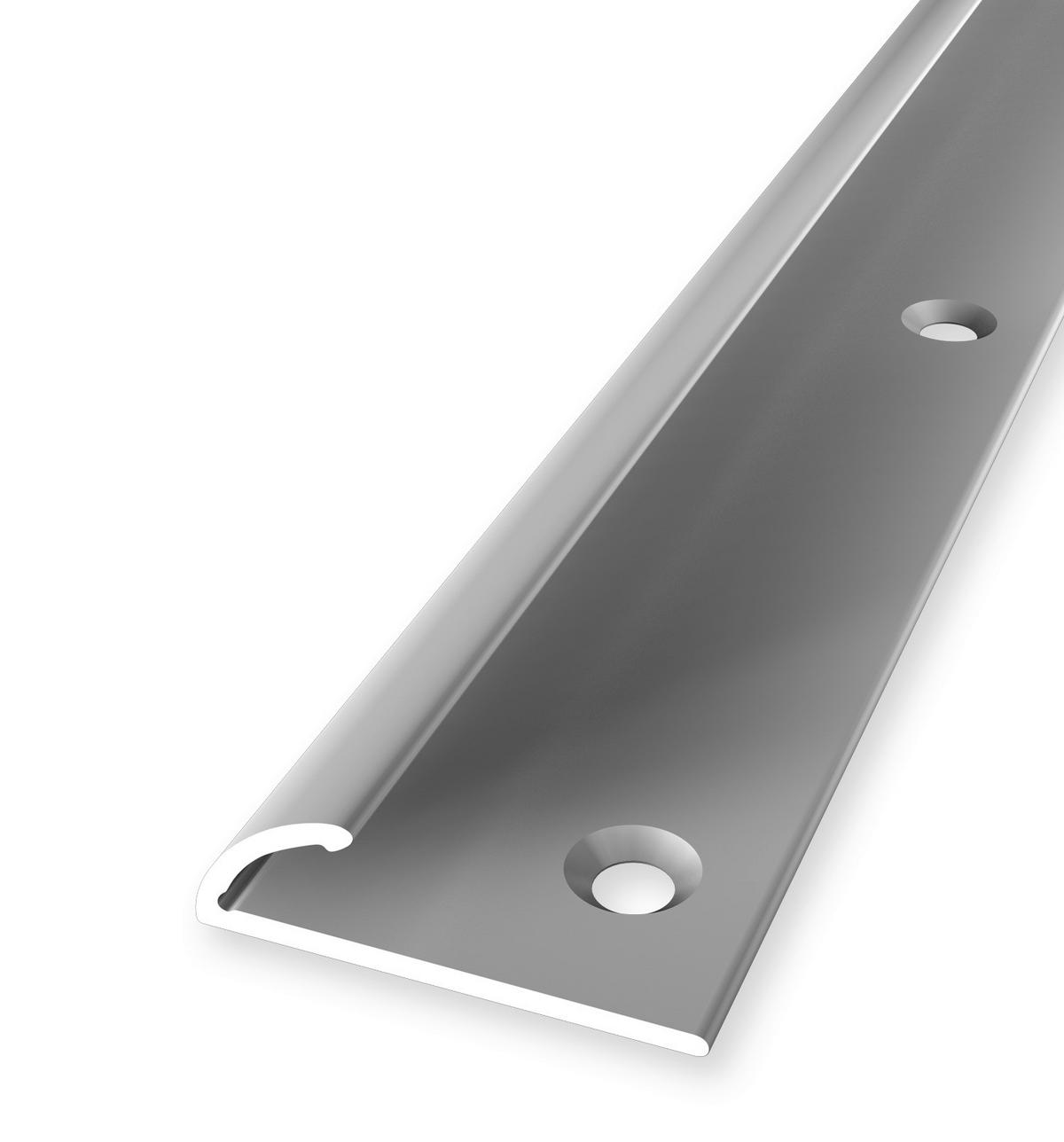 Abschlussprofil silber B/L: ca. 2,1x270 cm pro Stück Abschlussprofil_Wand-/Bodenvinyl - silber (270,00/2,10/0,50cm)