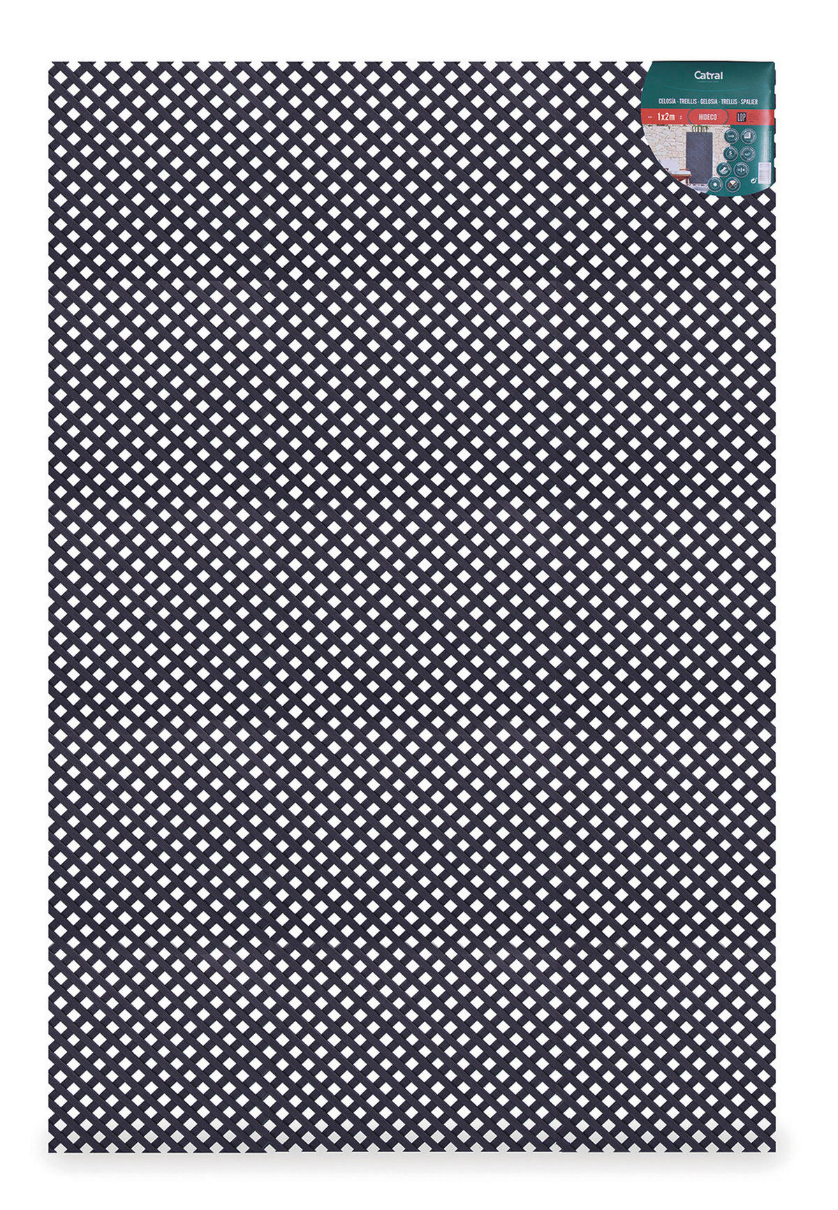 NORTENE Rankgitter anthrazit B/H/L: ca. 60x1x120 cm Rankgitter - anthrazit (120,00/60,00/1,00cm) - NORTENE