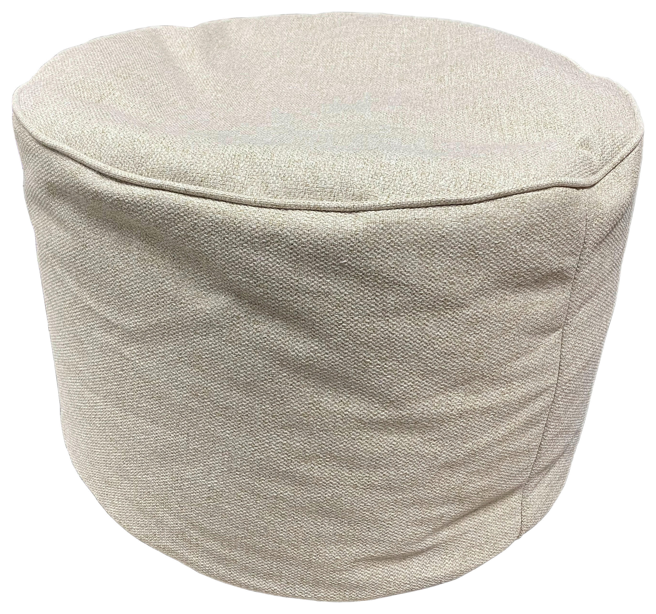Sitzsack Pouf beige B/H/T: ca. 55x37x55 cm Pouf - beige (55,00/37,00/55,00cm)