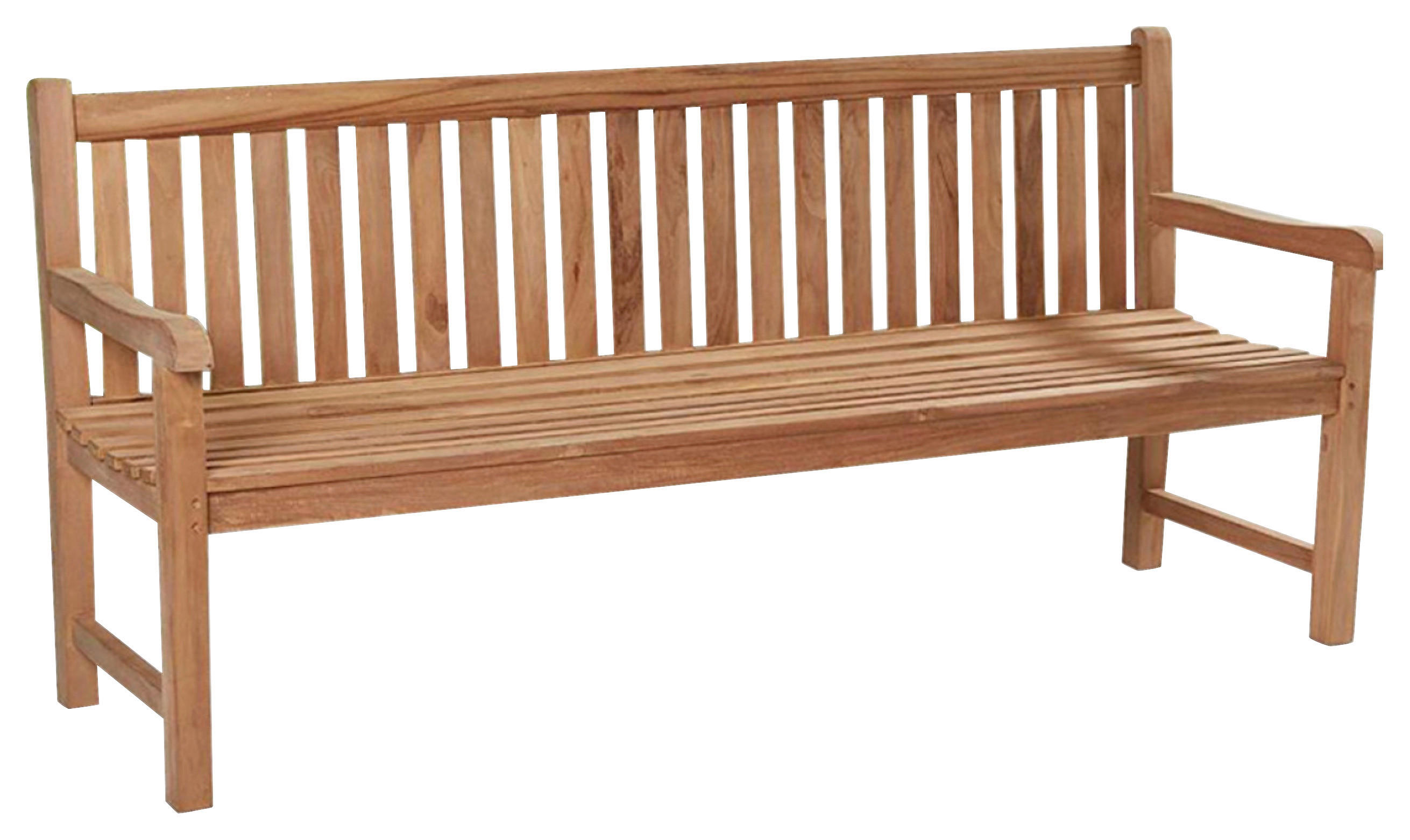 deVries Gartenbank Woodie natur Teakholz B/H/L: ca. 57x94x150 cm Woodie - natur (150,00/57,00/94,00cm) - deVries
